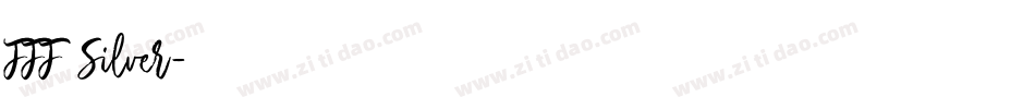 FFF Silver字体转换